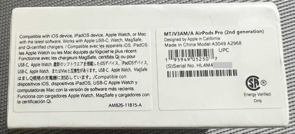 APPLE - AirPods Pro 2nd generation cu MagSafe Charging Case - Cumparate Altex