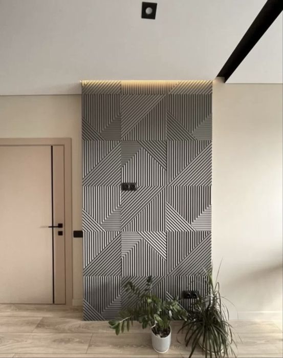 3д панель Fields | gips 3D panel 3д панели decor lepka tyaga aboy обои