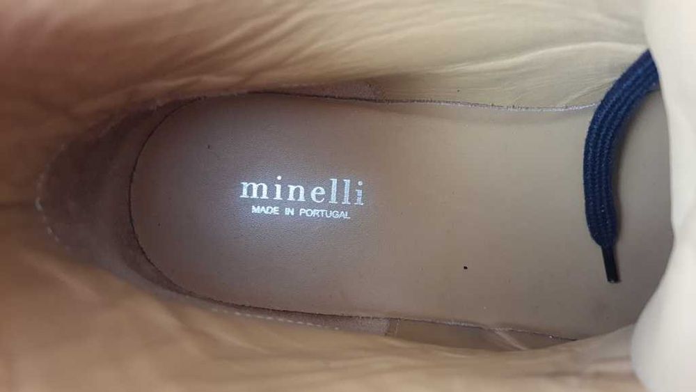 Ghete trendy full piele de la MINELLI marimea 44