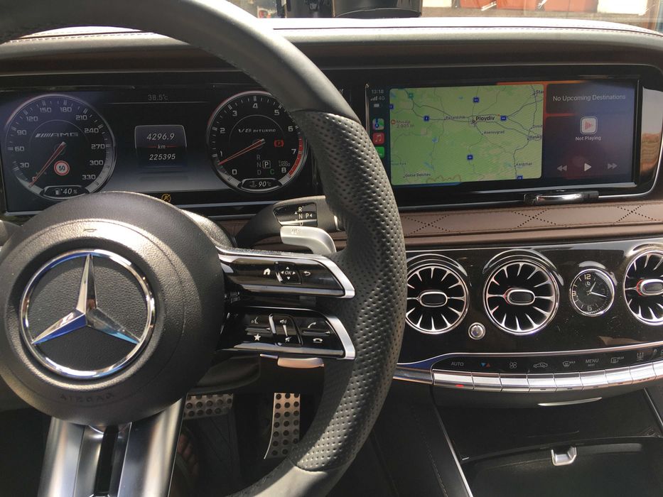 Apple CarPlay S-Class W222 Android Auto Mercedes Benz YouTube TV free