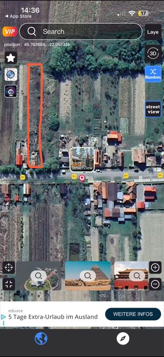 Vînd teren 1460mp  ,Judet Timis 3 km de autostrada