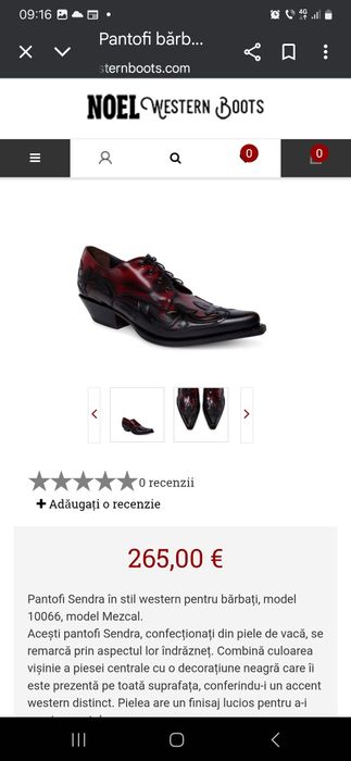 Cizme ( Pantofi )antofi Sendra originali, mărimea 44, (utilizați)-700