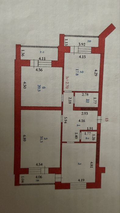 Продам 3х ком.кв. застройщик ПК «Нектар».