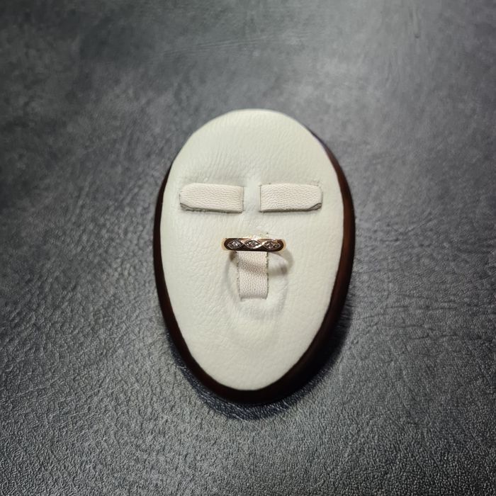 Кольцо Золотое Обручалка с Бриллиантами 583