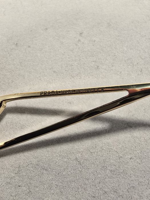 Ochelari de soare Prada, Gold, 63027, made in Italy