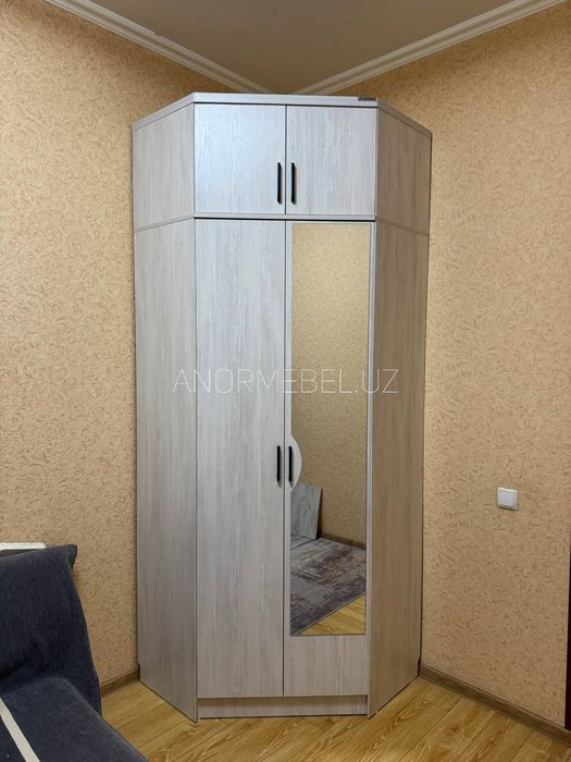 Угловой шкаф с антресолью Йоркин от ШАРАФ