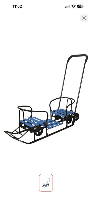 Санки для двоих деток