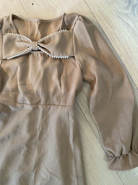 Платье с бантом на 11-12лет