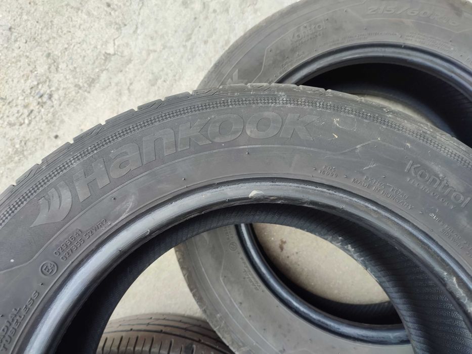 2 бр. 215/60/16 летни гуми HANKOOK