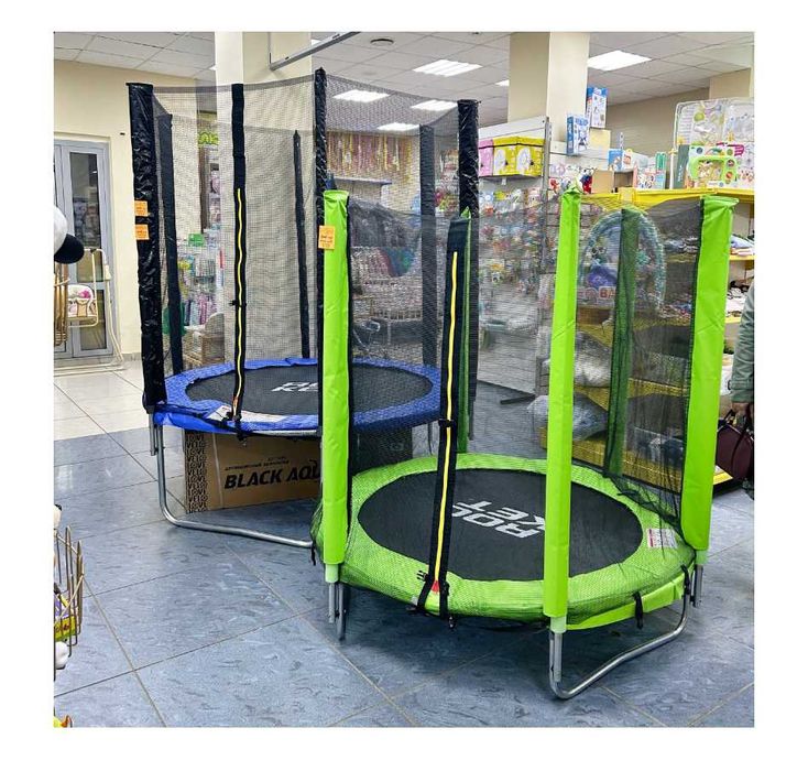 Батут каркасный диаметр-1.5x1,18 м. Доставка и установка бесплатно