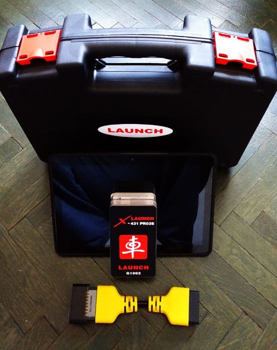 Kit Diagnoza Auto Launch Easydiag 3.0 cu update 2026/2027 + Tableta Android 10.1", Utilizare Service Auto Multimarca, Limba Romana, Licenta Nelimitata