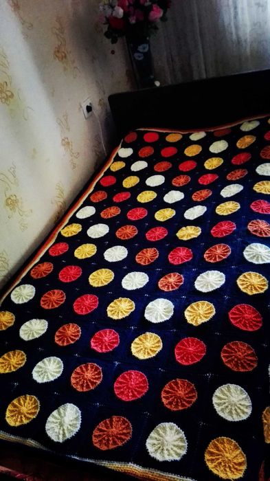 Плед, покрывало ручная работа