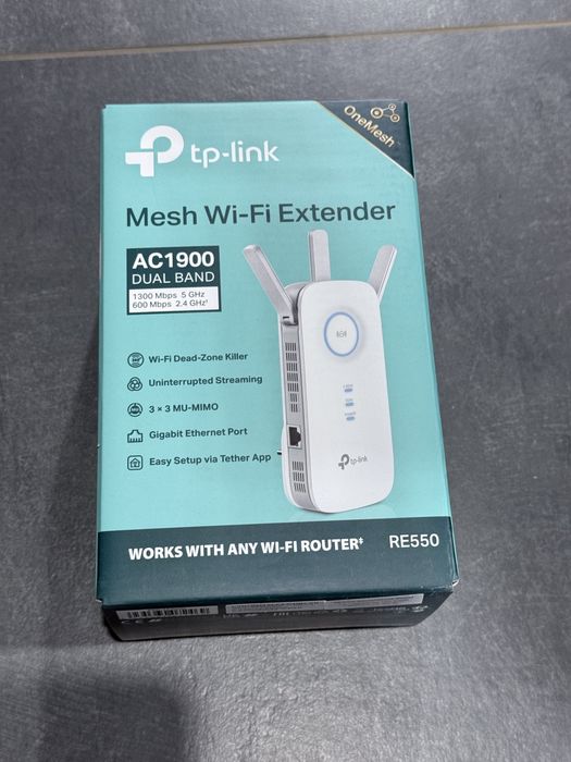 TP-Link Mesh Wi-Fi Extender RE550 AC1900