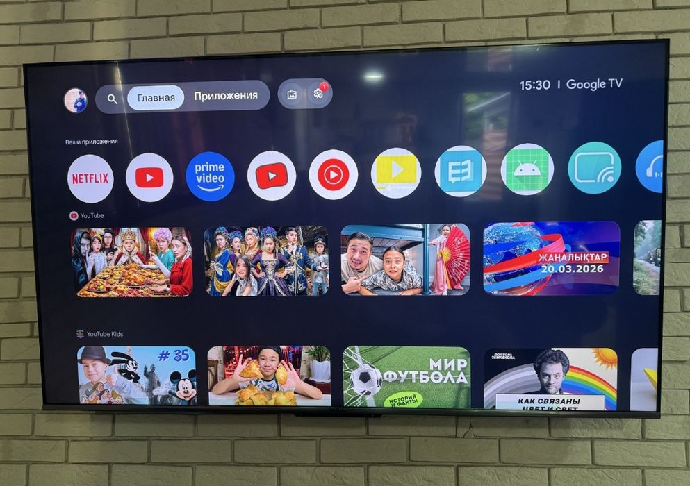 Yasin 165 см 4К smart tv телевизор