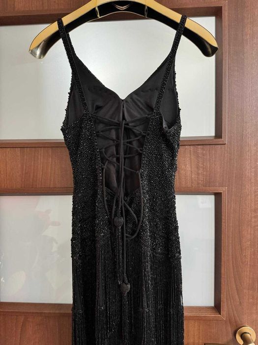Rochie lunga din margele, lunga si eleganta (marimea 34-36)