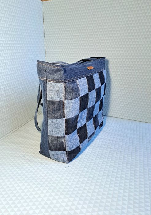 Сумка джинсовая, ручная работа.