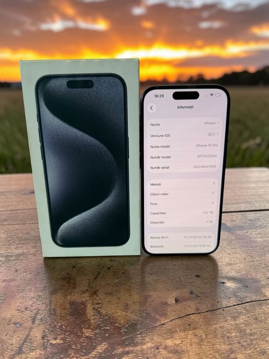 iPhone 15 Pro 1TB Preț 3200 lei
