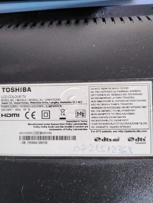 doua TV Led 81cm (32") Philips si Toshiba, defecte