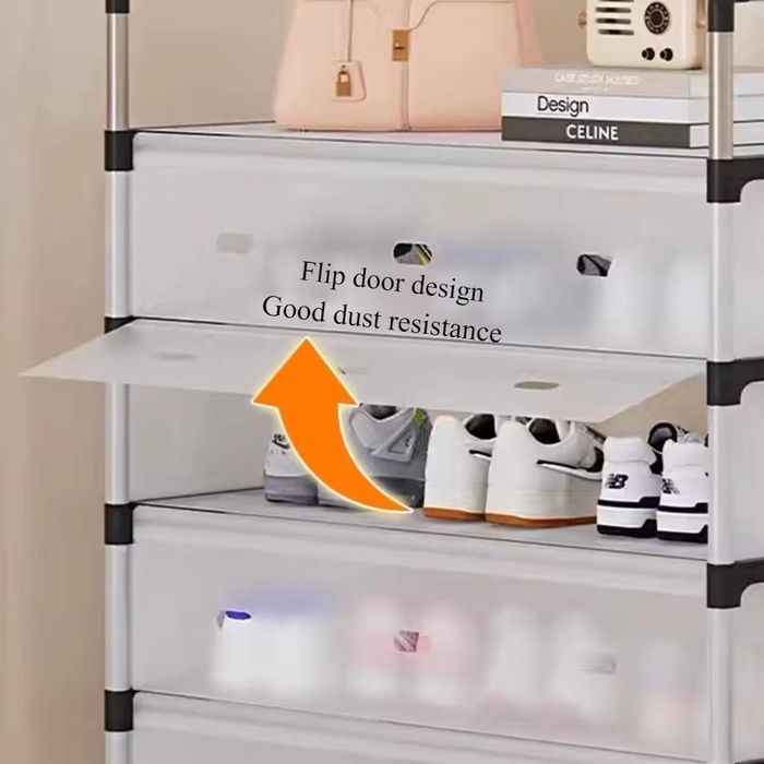 Универсальная этажерка 3-в-1: для одежды, обуви и аксессуаров