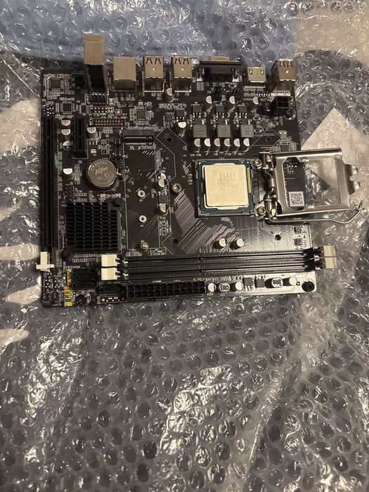 материнка в коробке h61