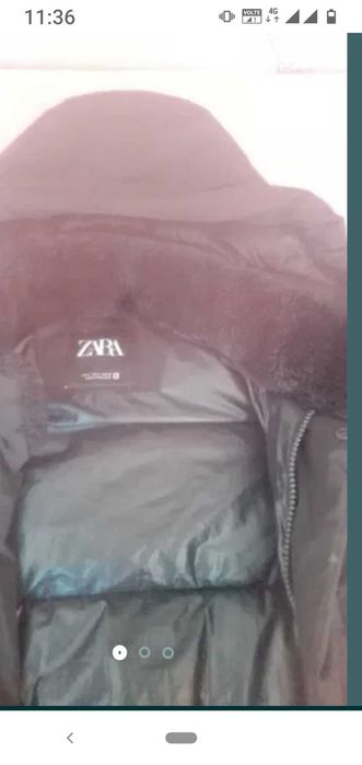 Geaca bărbătească de iarnă de la Zara mărimea M stare bună