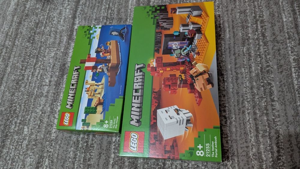 Lego Ninjago Minecraft city  bluey seturi noi sigilate