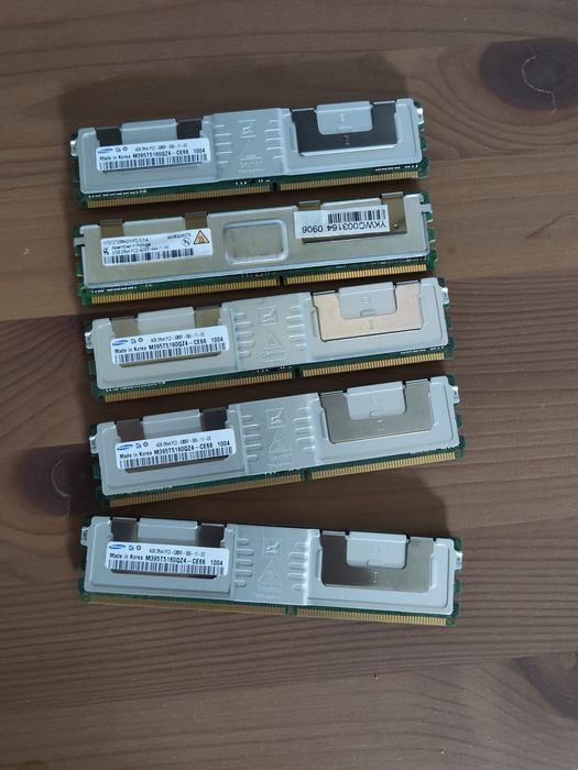 Memorie RAM Server Samsung 4GB DDR2 ECC FB-DIMM PC2-5300F - 5buc
