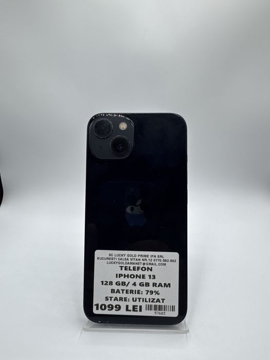 Iphone 13 128Gb/ 79% Baterie Grantie/FACTURA #57603