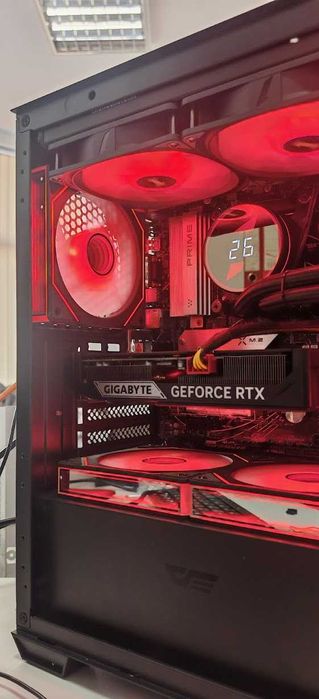 Геймърско РС за ТОП Гейминг Ryzen 7 7700X/32Gb/1.5Tb/RTX 5060TI/WiFi & BT/Гаранция