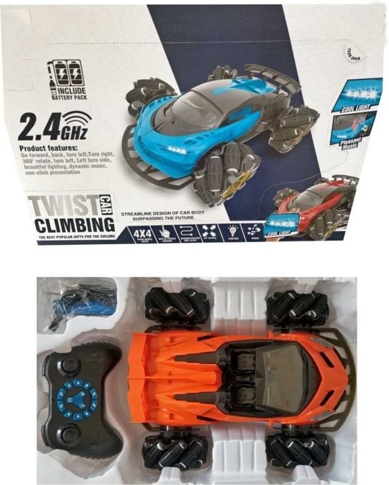 Smoke Twist Car Climbing Перезаряжаемый 4x4 с дистанционным уп