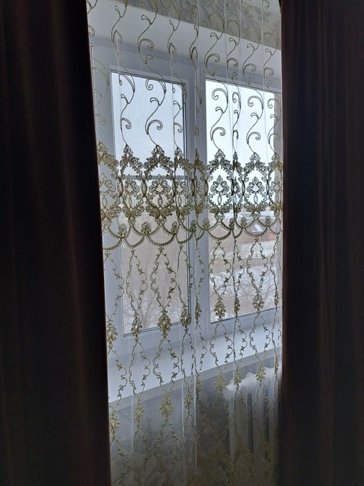 Продам шторы с тюлью