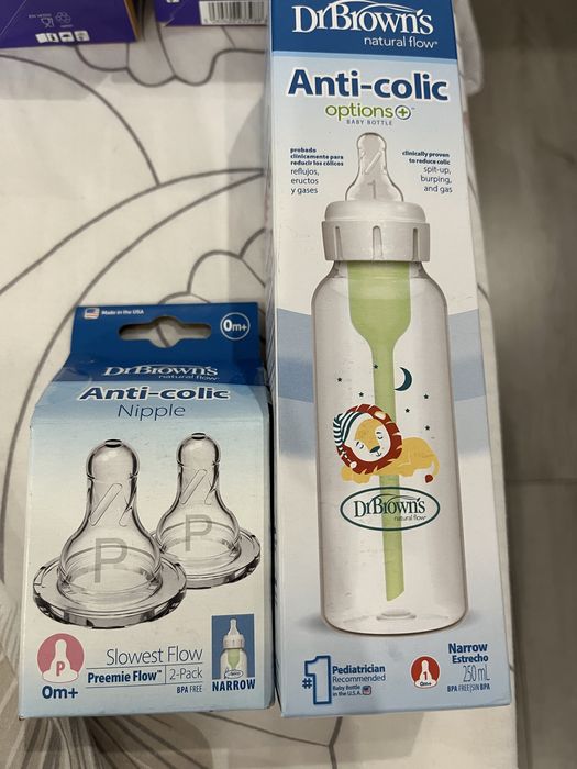 Dr. Brown's Narrow-Neck Options шише и биберони