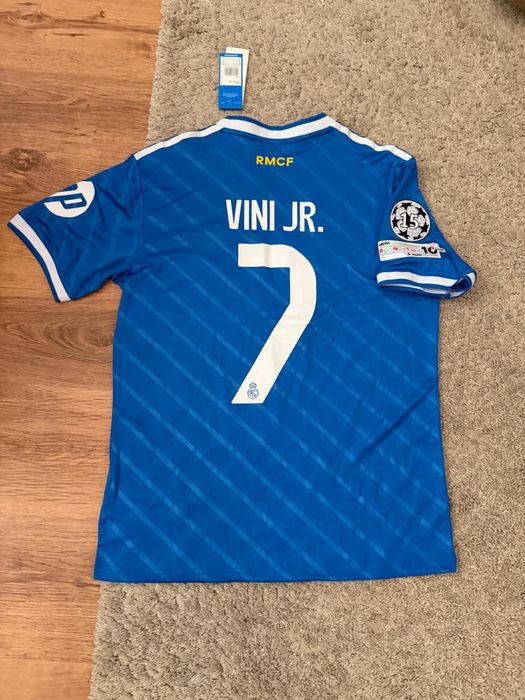 Tricou Vinicius jr albastru
