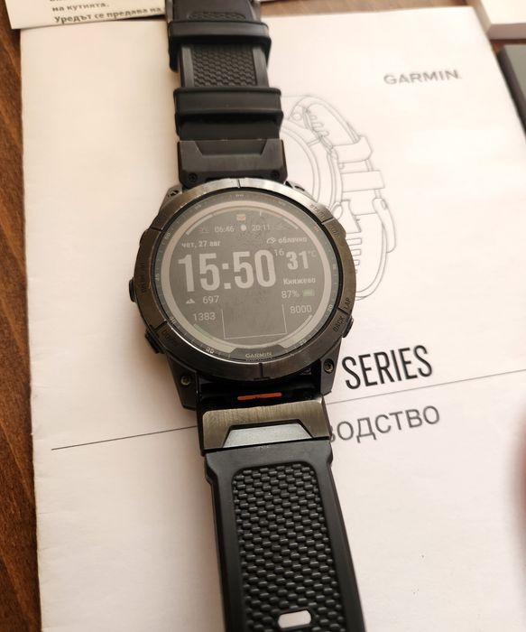 Garmin Fenix 7X Sapphire Solar DLC Titanium 51mm