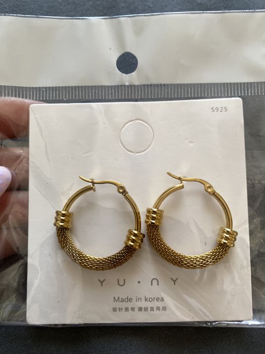 Серьги, кафф, браслет