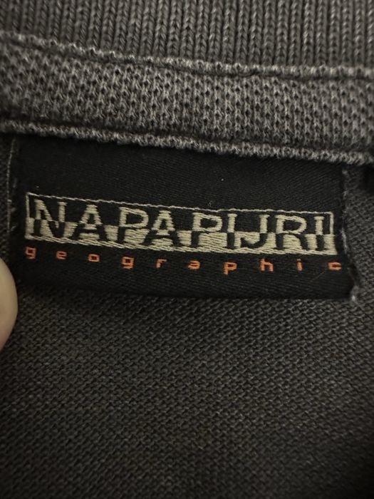 Napapijri мъжка поло тениска L оригинал, сива