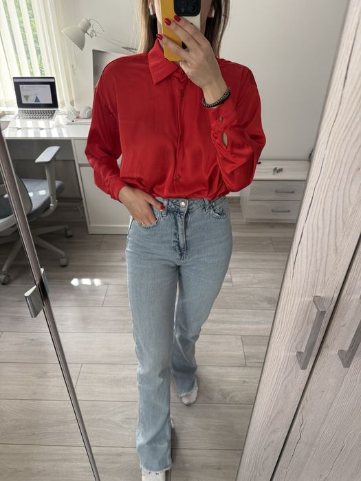 Дамски сатенена риза