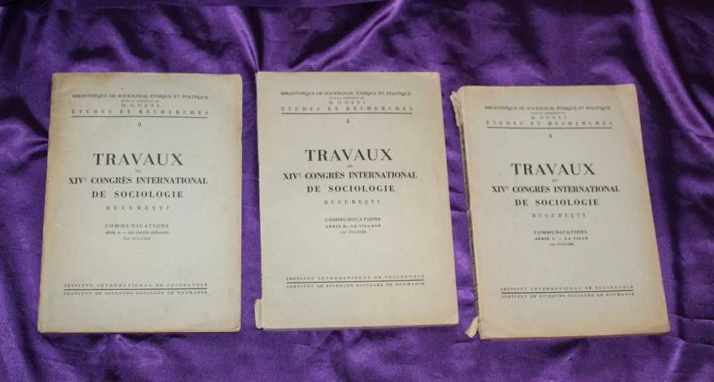 lot 54 carti reviste de sociologie  romaneasca Dimitrie Gusti Opere Anton Golopentia scoala sociologica de la Bucuresti Viitorul social Lupta de clasa