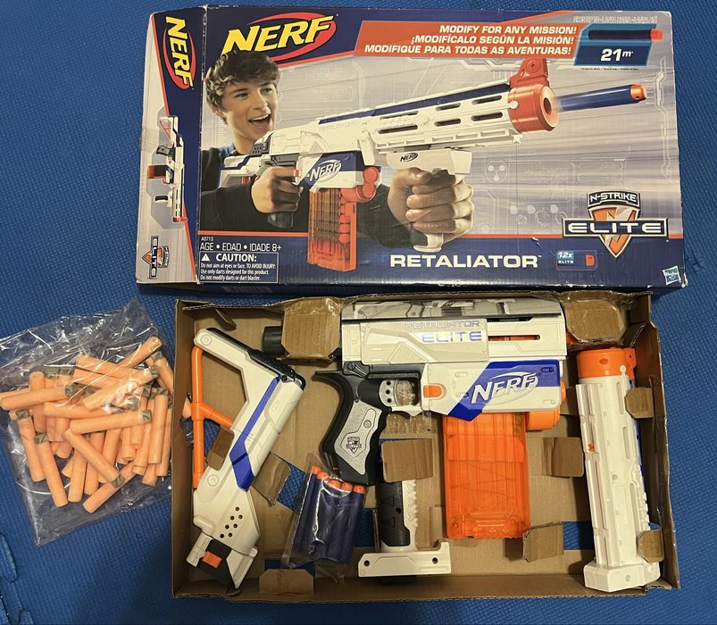 Nerf relataliator  21m + дополнительные патроны