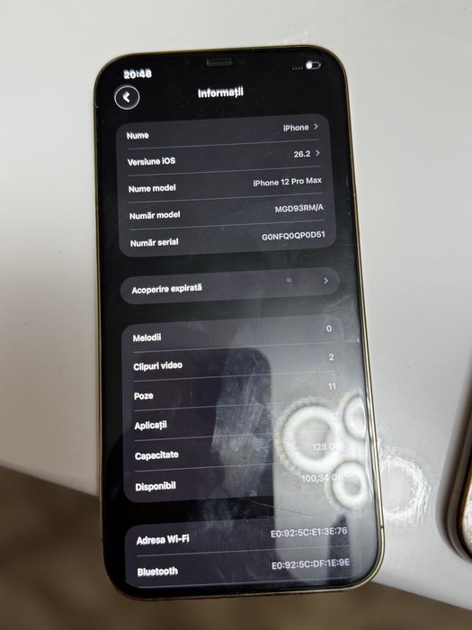 Vand iphone 12 pro max