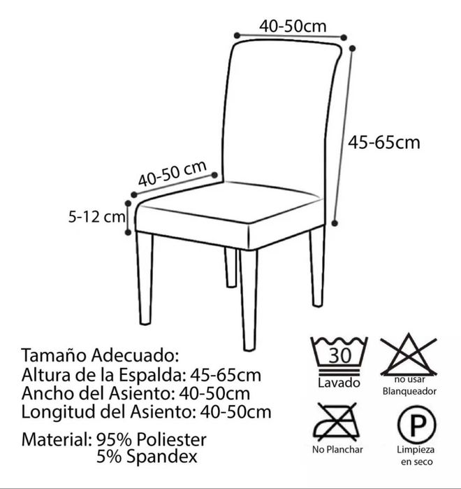 Set 4 huse universale cu elastic pentru scaun, desing deosebit