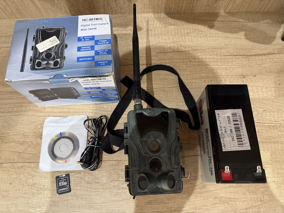 Ловна Камера SUNTEK HC801 G + акумулатор + кабел
