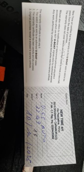 U-boat U-65 AUTOMATIC Skeleton