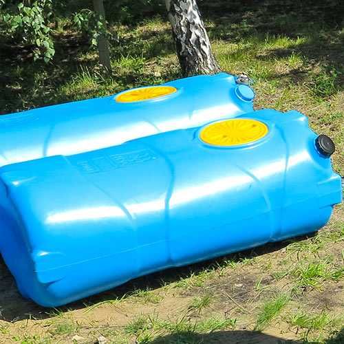 Емкость бак бочка 750 литров прямоугольная горизонтальная с завода