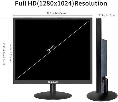 SKITphrati 19" HD монитор VGA HDMI