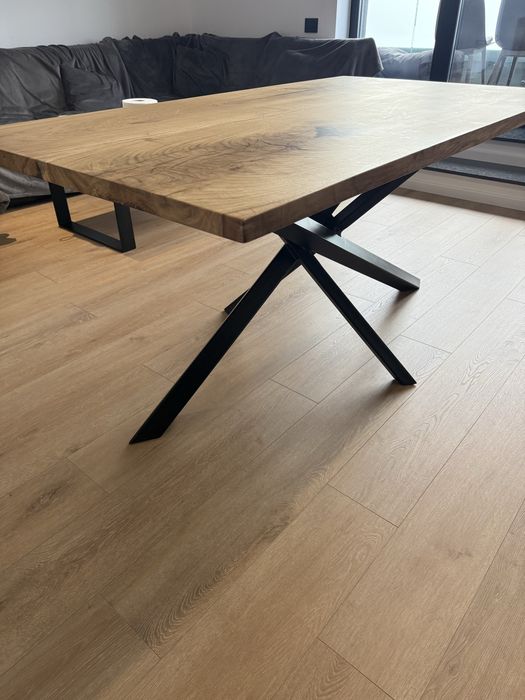 Masă dining blat brut stejar Urban Woods