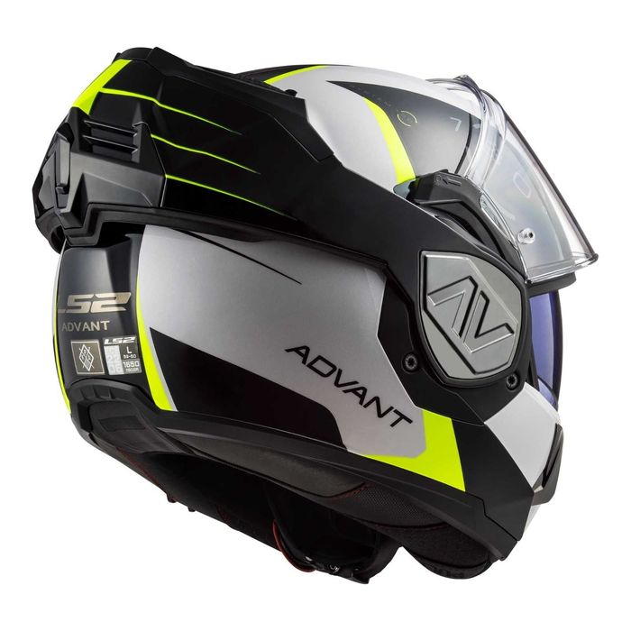 Отваряeмa мото Каска LS2 FF906 ADVANT CODEX WHITE/FLUO,очила