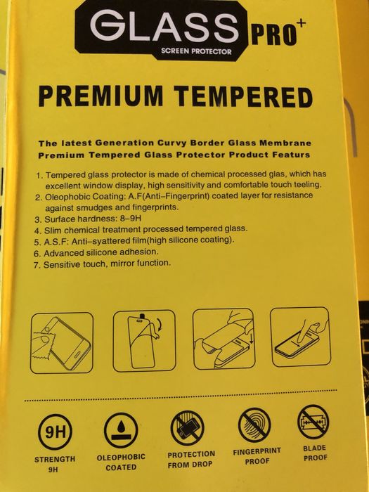 Folie iphone 17, 16, 15, 14 sau 13, 12, 11 calt Premium, anti amprente