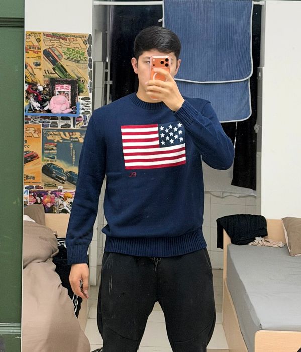 Свитер Ralph Lauren с Американским Флагом