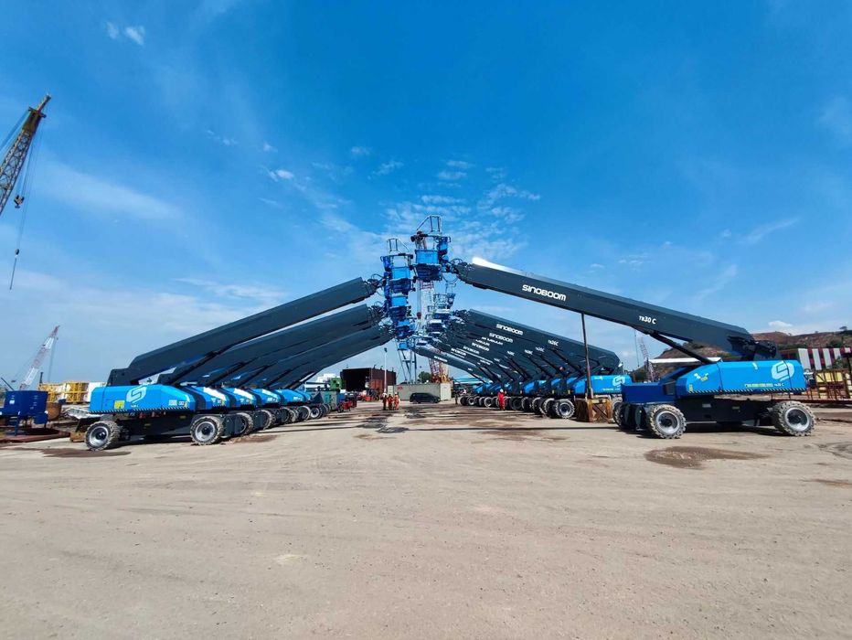 Коленчатый, Телескопический подъемник 20,4 - 59,9 м